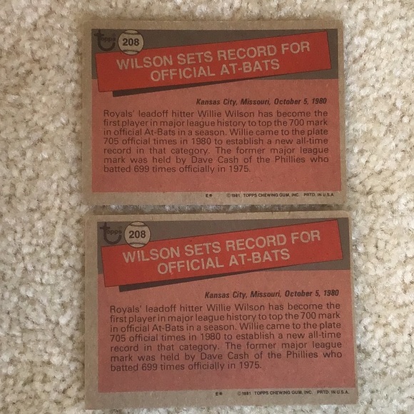 Vintage 1981 Topps MLB Trading Cards, Lot of 40 - Picture 3 of 11